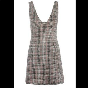 topshop tartan dress